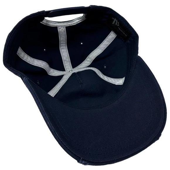 Ford Men's Officially Licensed Vintage Distressed Snapback Hat Cap in Navy - Picture 5 of 5